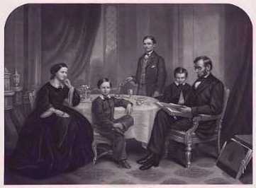 The Lincoln Family in the White House